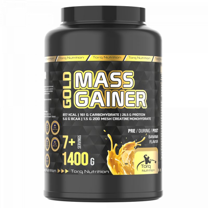 Torq Nutrition Gold Mass Gainer Karbonhidrat Tozu 1400 gr - Muz