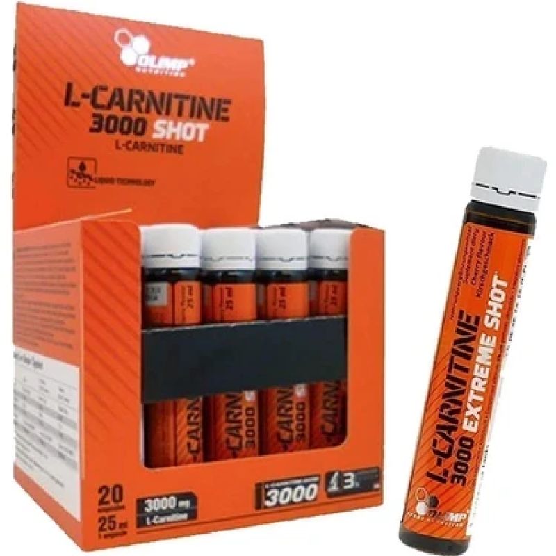 Olimp Ol L-carnıtıne 3000 Extreme Shot 25ml 20amp Kiraz Unisex Yağ Yakıcılar Ekp0088