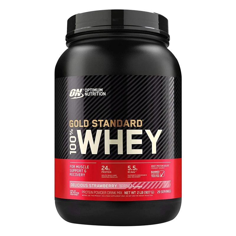Optimum Nutrition Optimum Gold Standard Whey Protein Tozu 908 Gr ÇİLEK