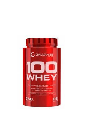 Galvanize Nutrition 100 Whey Protein 28 servis Çikolata Muz Aromalı 756 Gr. Protein Tozu