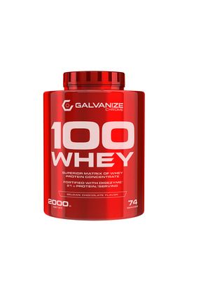 Galvanize Nutrition 100 Whey Protein 74 Servis 2000 gr Belçika Çikolatalı Protein Tozu