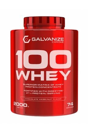 Galvanize Nutrition 100 Whey Protein 74 servis 2000 gr Çikolatalı Fındık